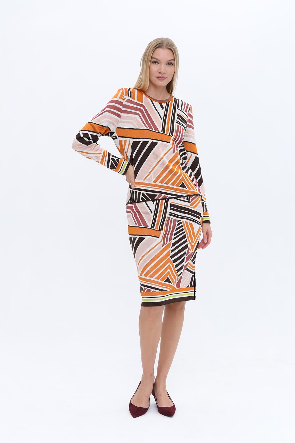 Пуловер Marc Cain геометрия