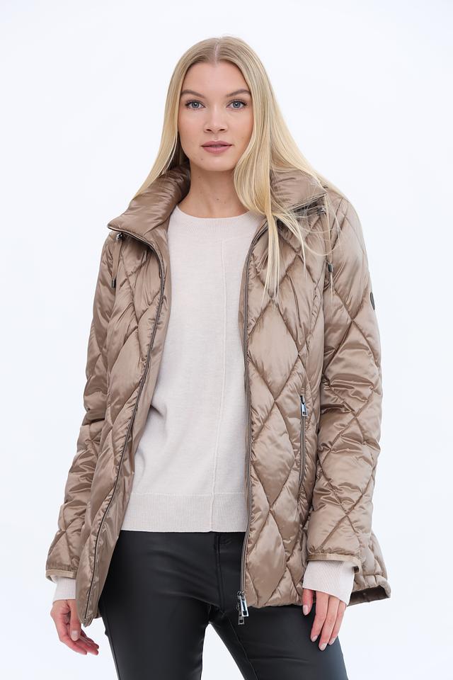 Куртка Lebek стеганая бежевая