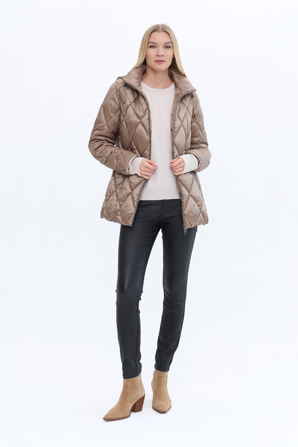 Куртка Lebek стеганая бежевая