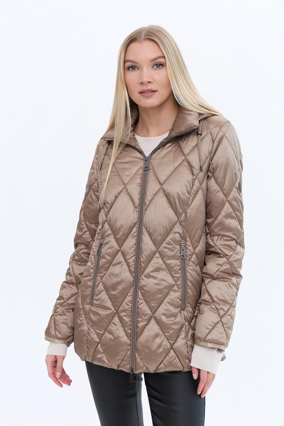 Куртка Lebek стеганая бежевая