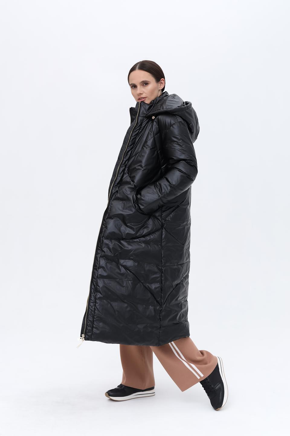 Пальто Liu-Jo стеганое чёрное
