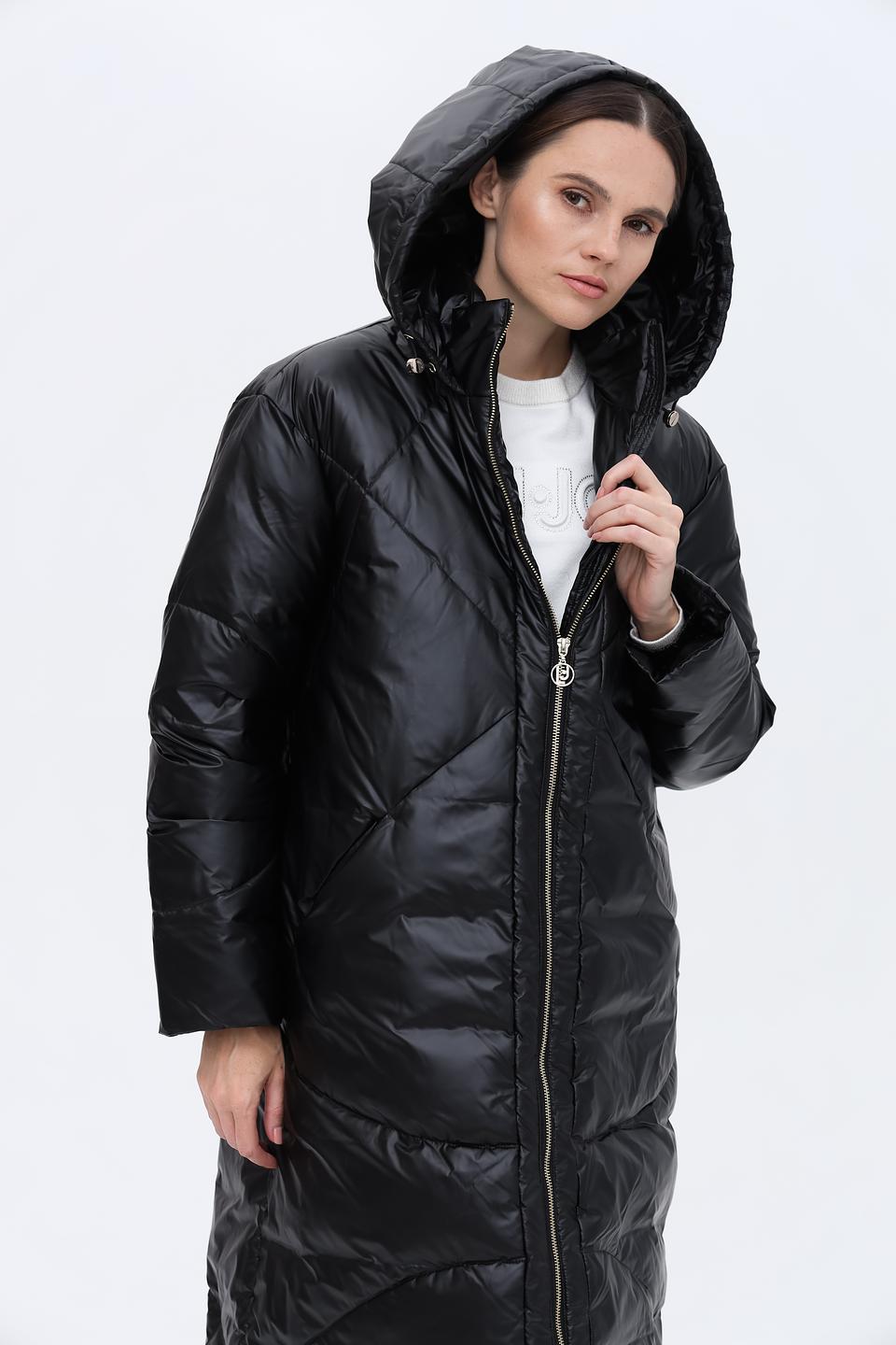 Пальто Liu-Jo стеганое чёрное