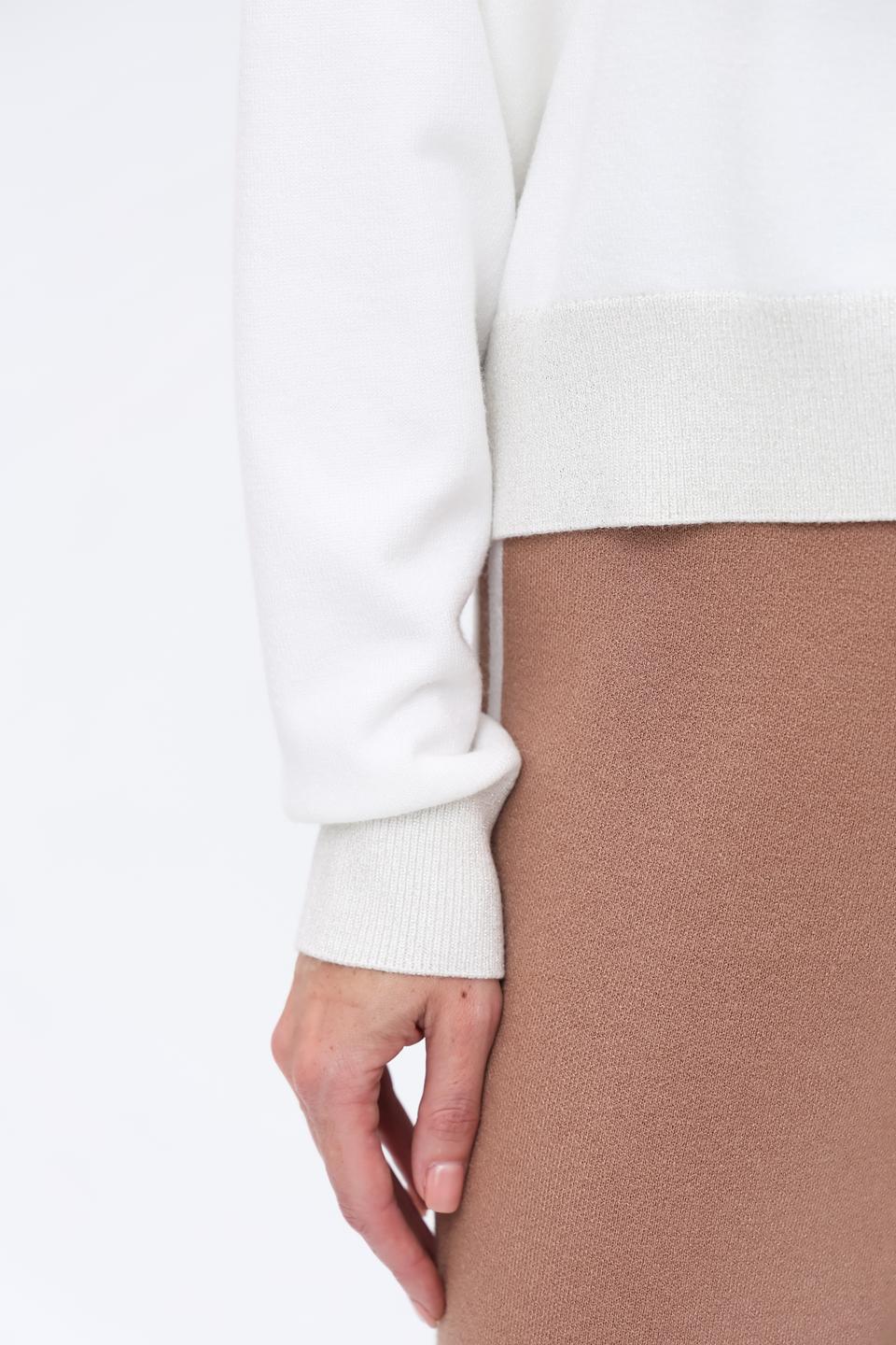 Джемпер Liu-Jo женский белый с логотипом