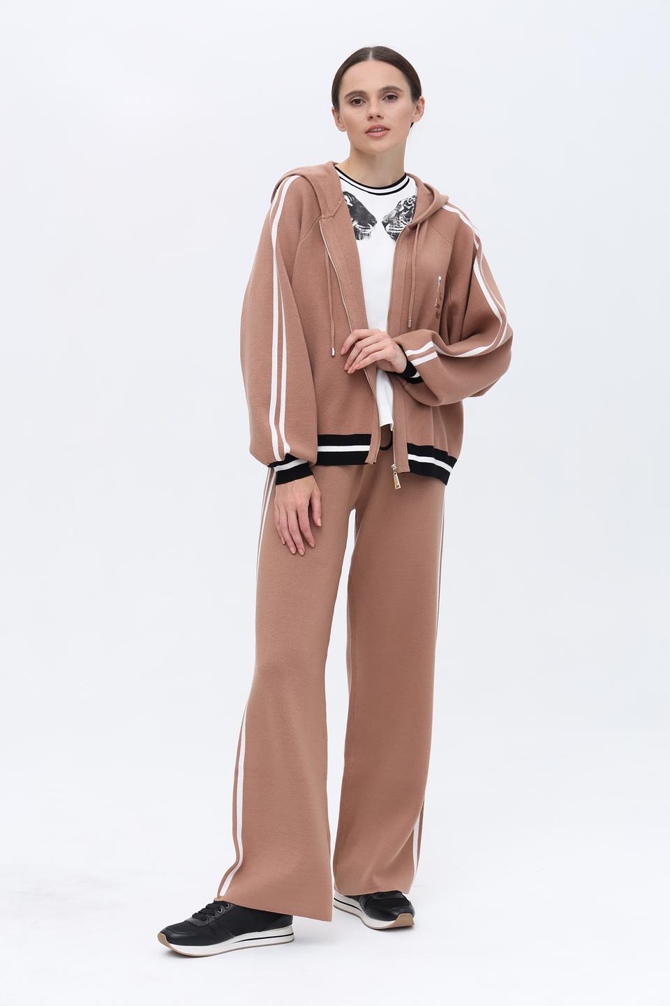 Толстовка Liu-Jo с полосками бежевая