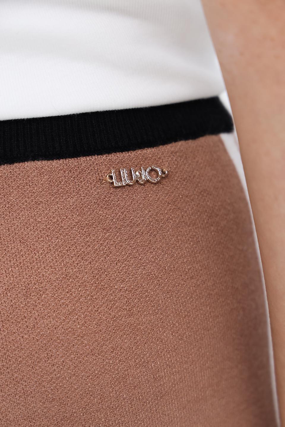 Брюки Liu-Jo клёш бежевые