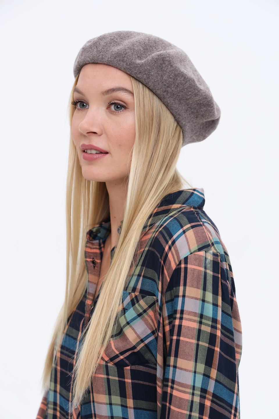 Берет Seeberger серый