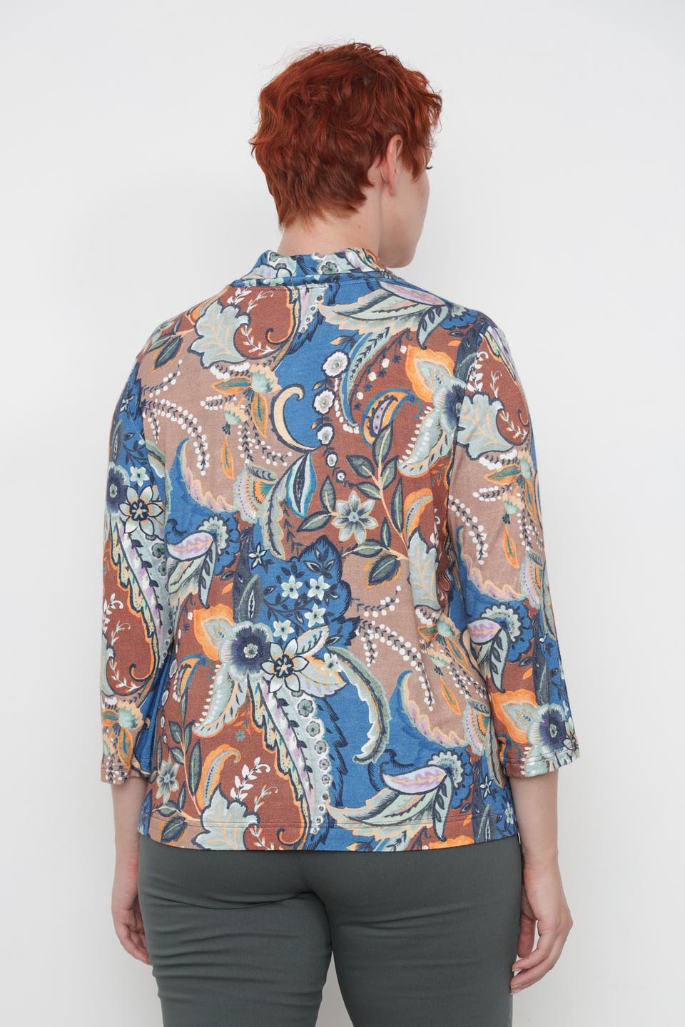 Блуза Erfo с цветочным принтом