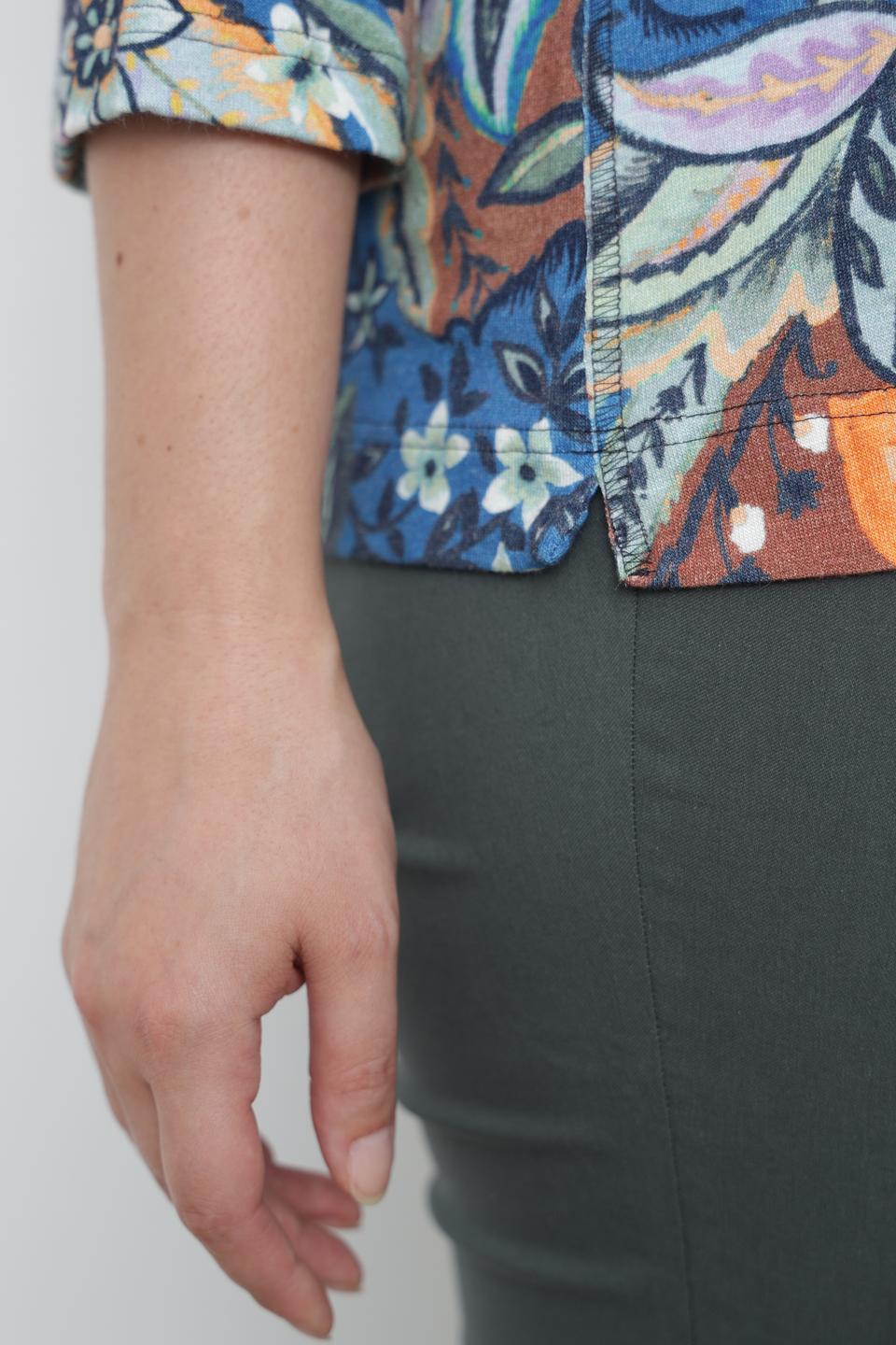 Блуза Erfo с цветочным принтом