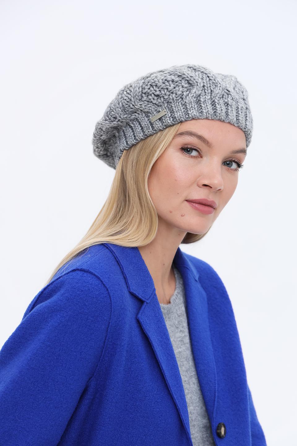 Берет Seeberger серый