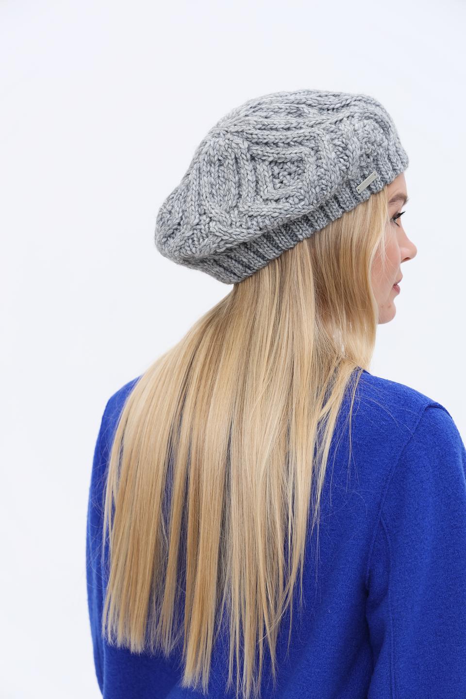 Берет Seeberger серый