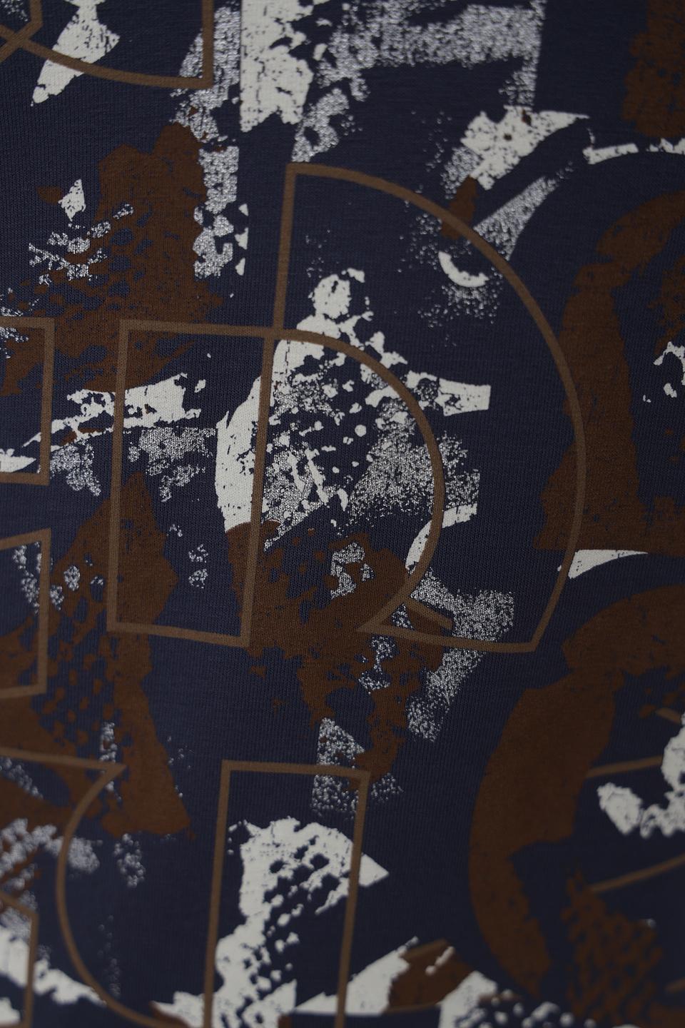 Лонгслив Lebek с принтом