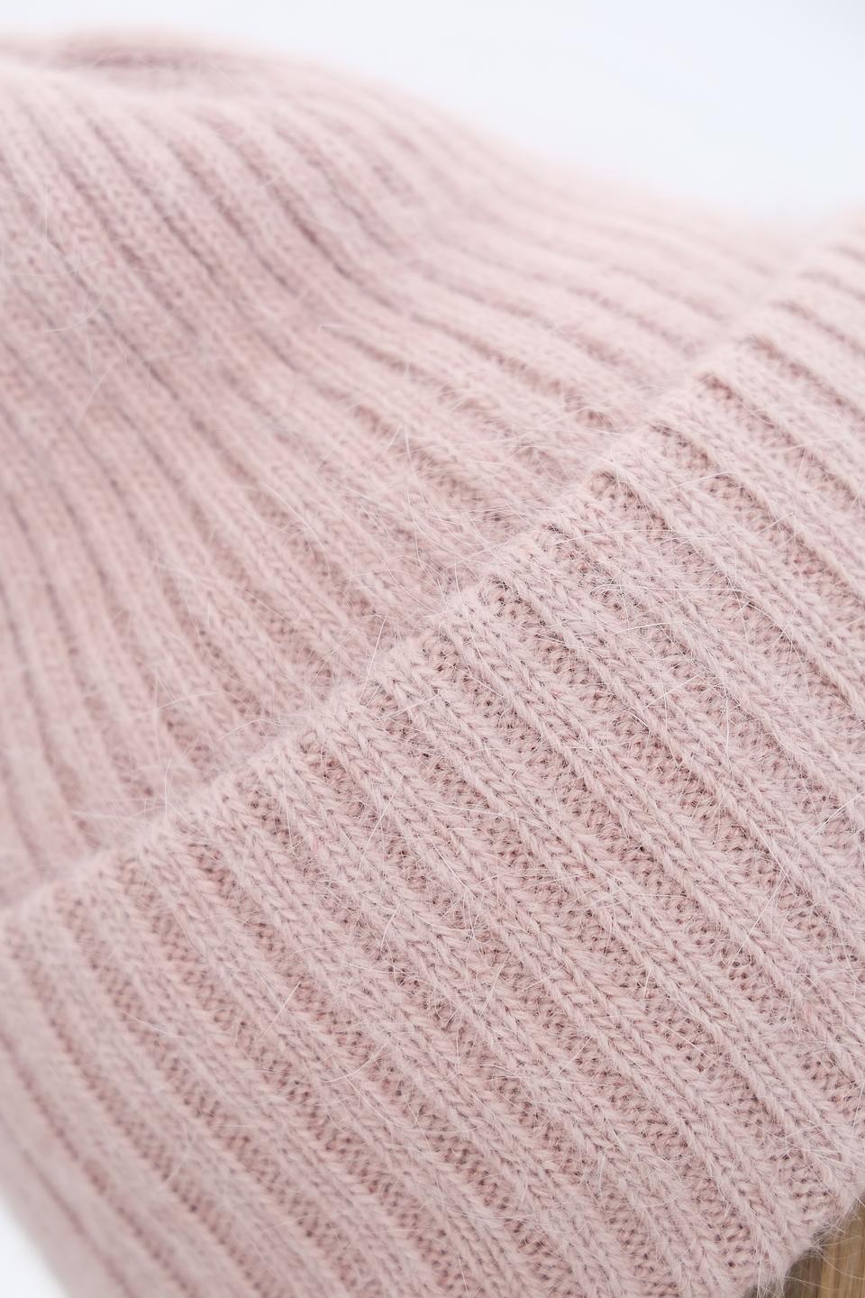 Шапка Adel женская пудровая