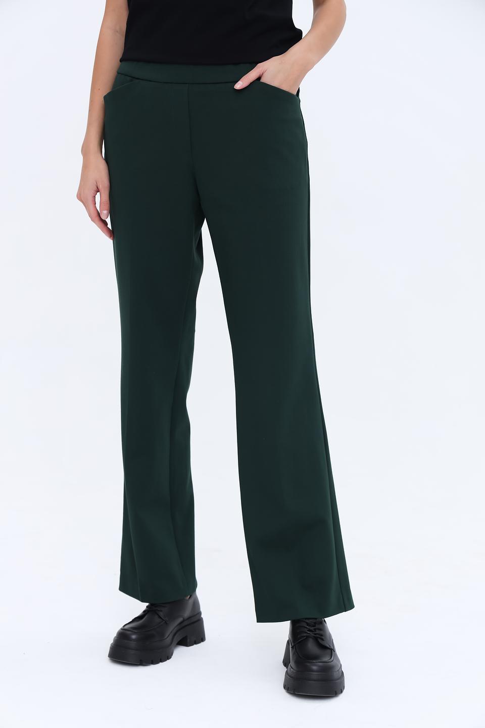 Брюки Gardeur зеленые с эластичным поясом