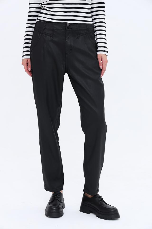 Брюки Angels из экокожи чёрные