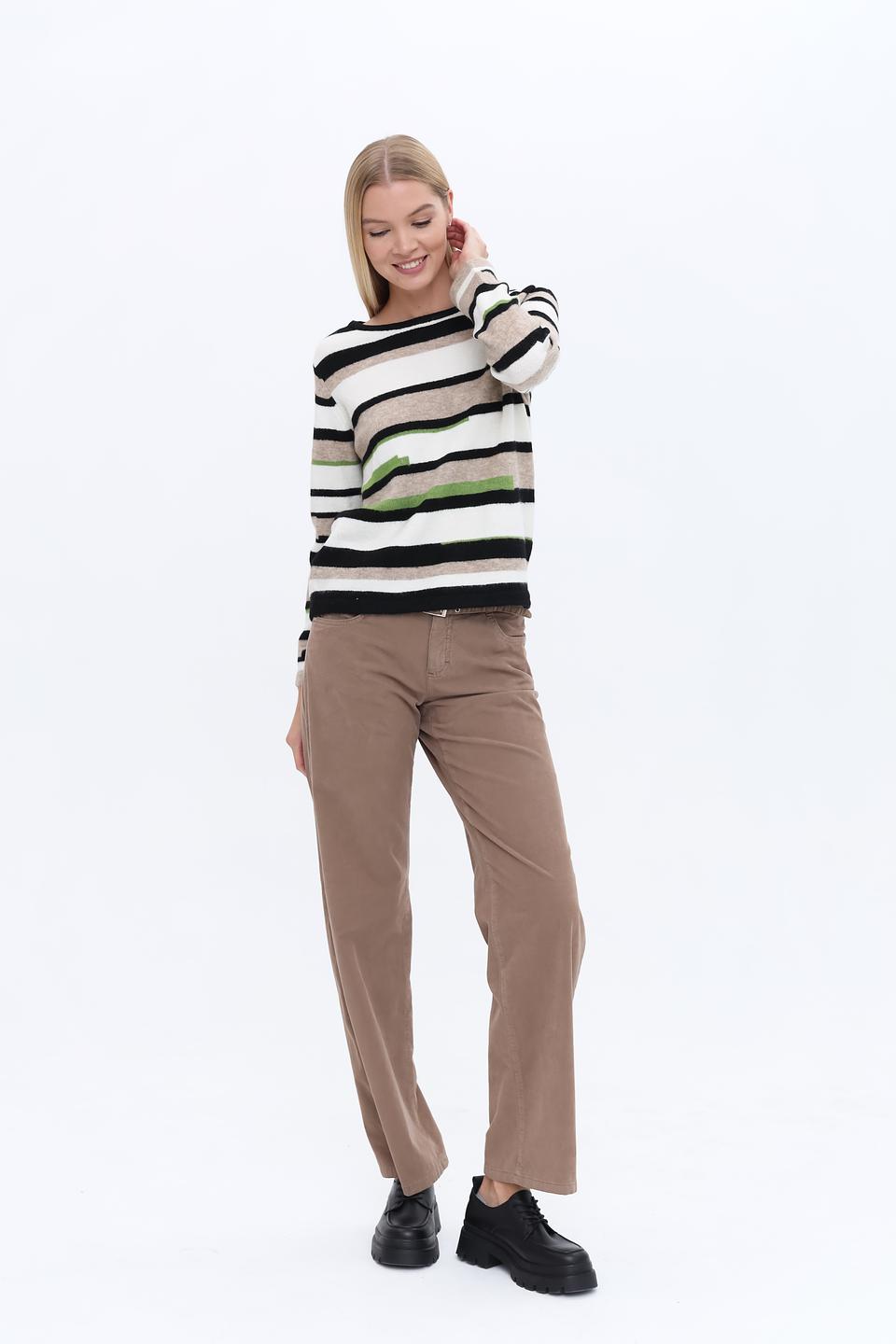 Брюки Angels прямого кроя бежевые