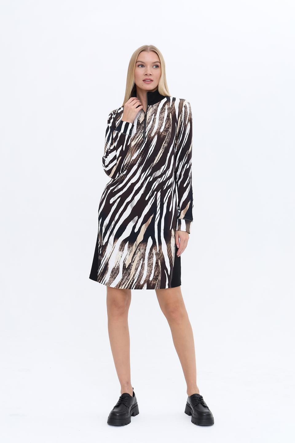 Платье Tuzzi приталенное с принтом