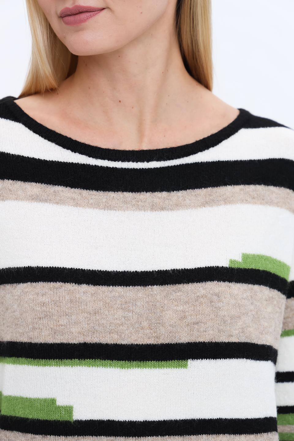 Пуловер Time Zone в полоску