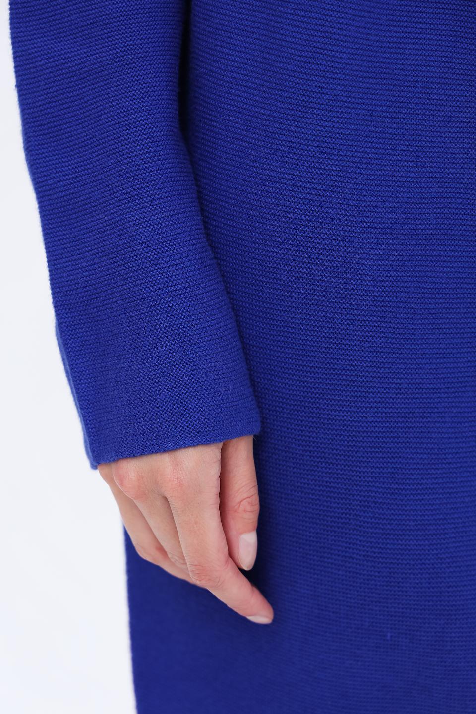 Платье Oui трикотажное синее