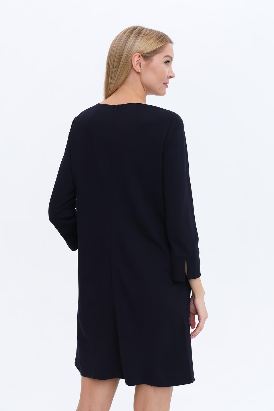 Платье Oui приталенное черное