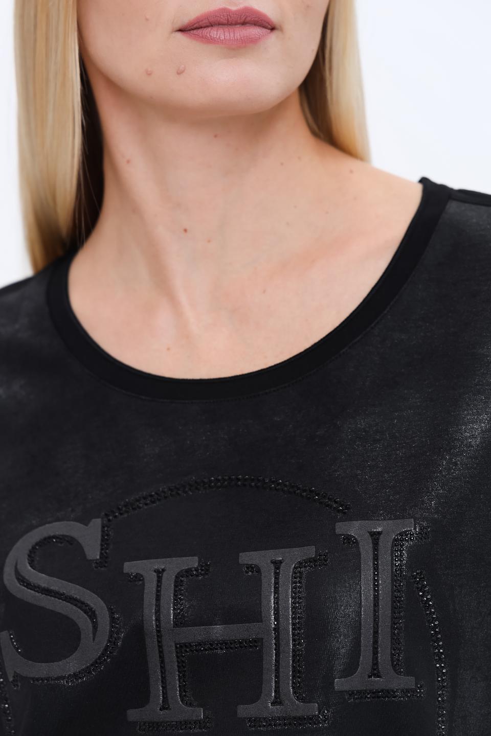 Футболка Monari с принтом Shine чёрный