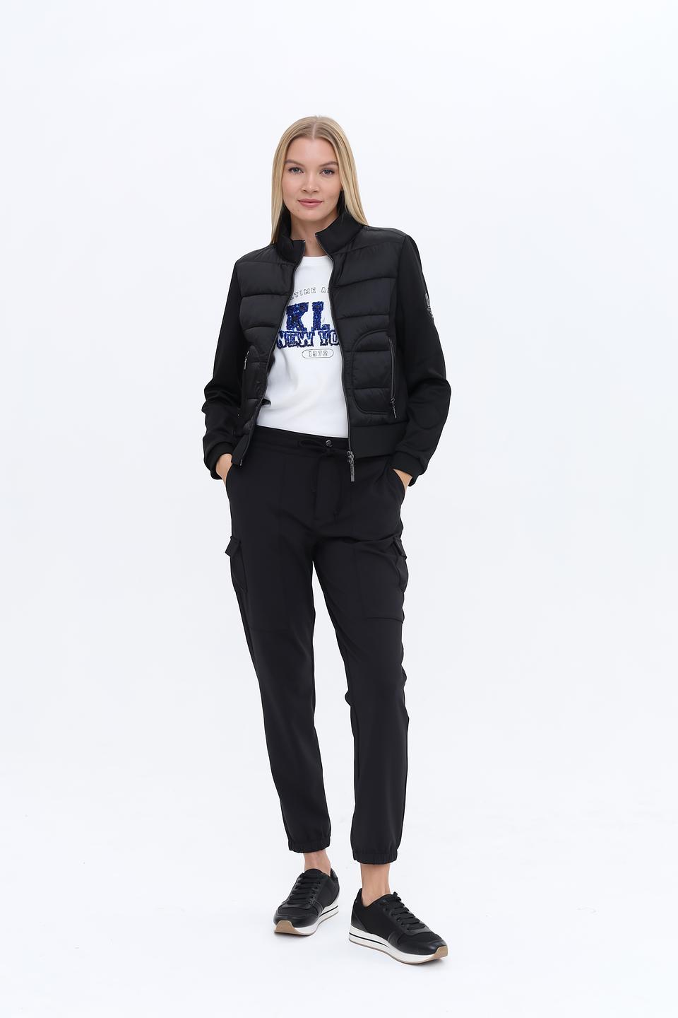 Жакет Monari чёрный стеганый