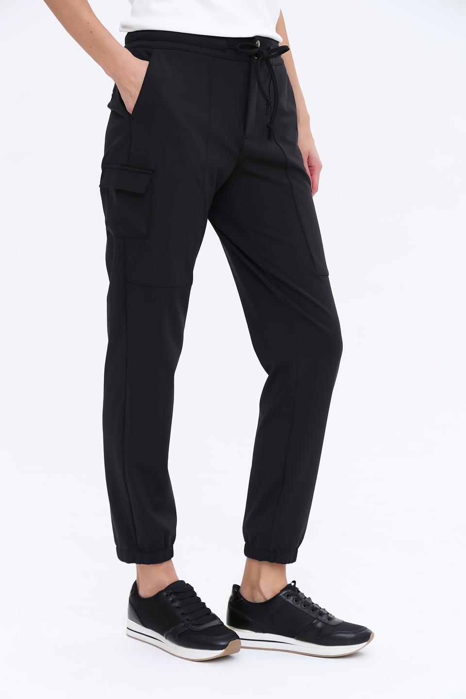 Брюки Monari чёрные с карманами