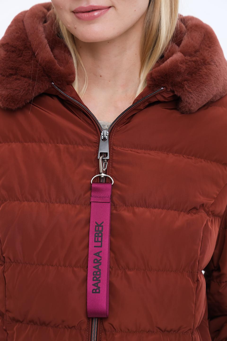 Куртка Lebek стеганая терракотовая