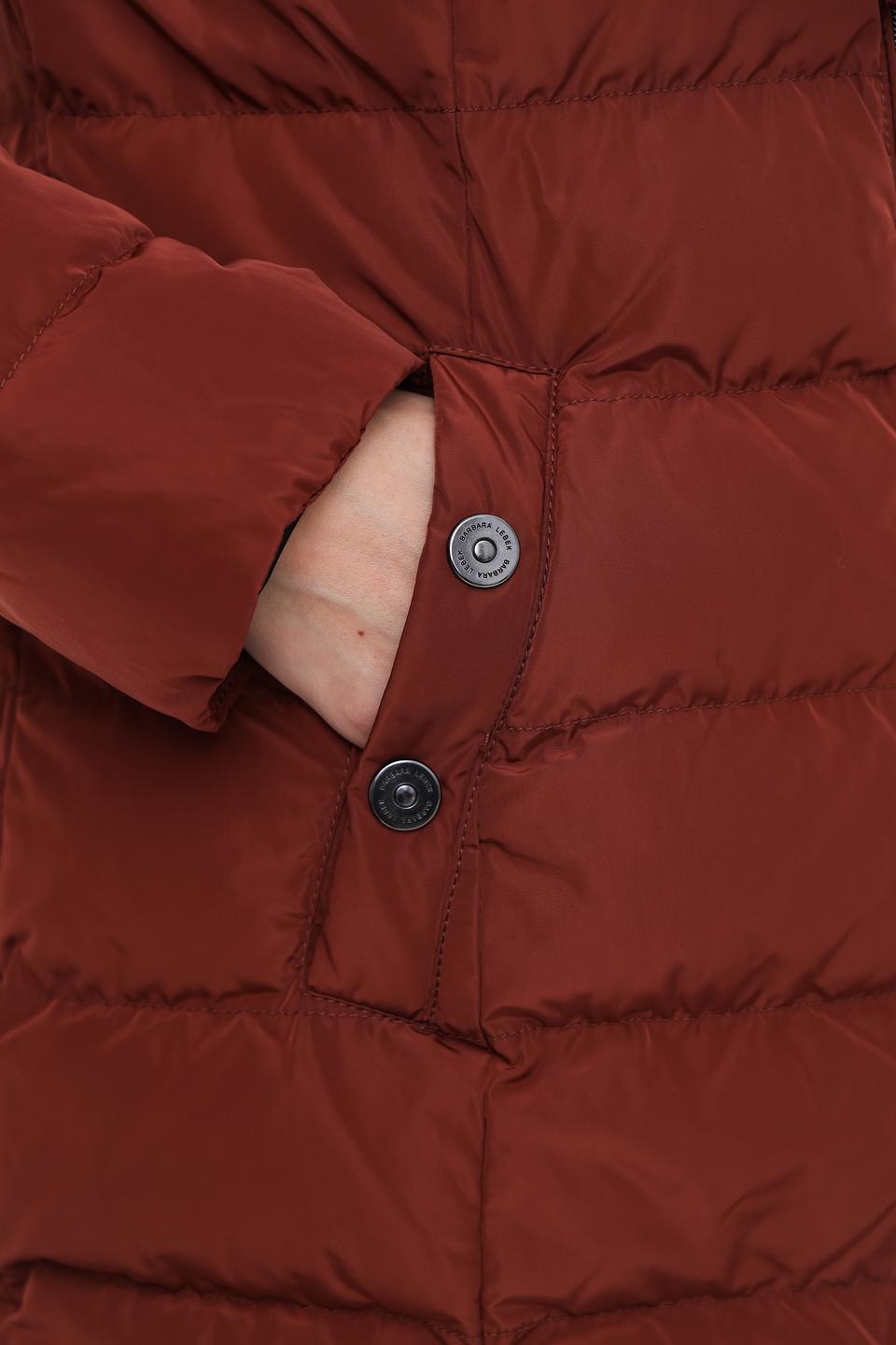 Куртка Lebek стеганая терракотовая