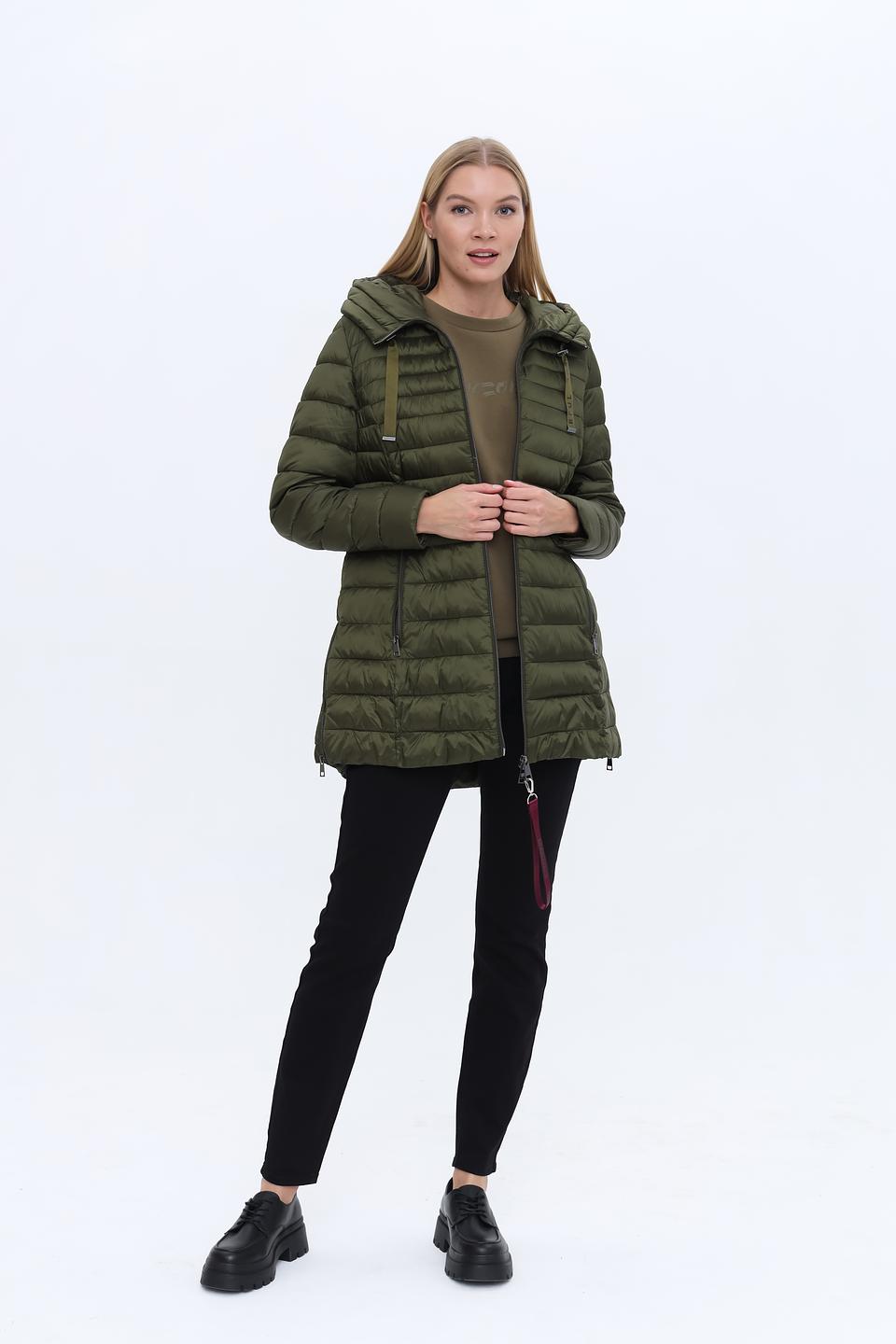 Куртка Lebek стеганая хаки