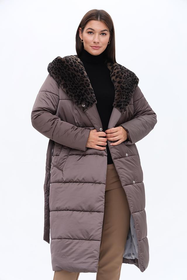 Пальто Electra style с меховым воротником