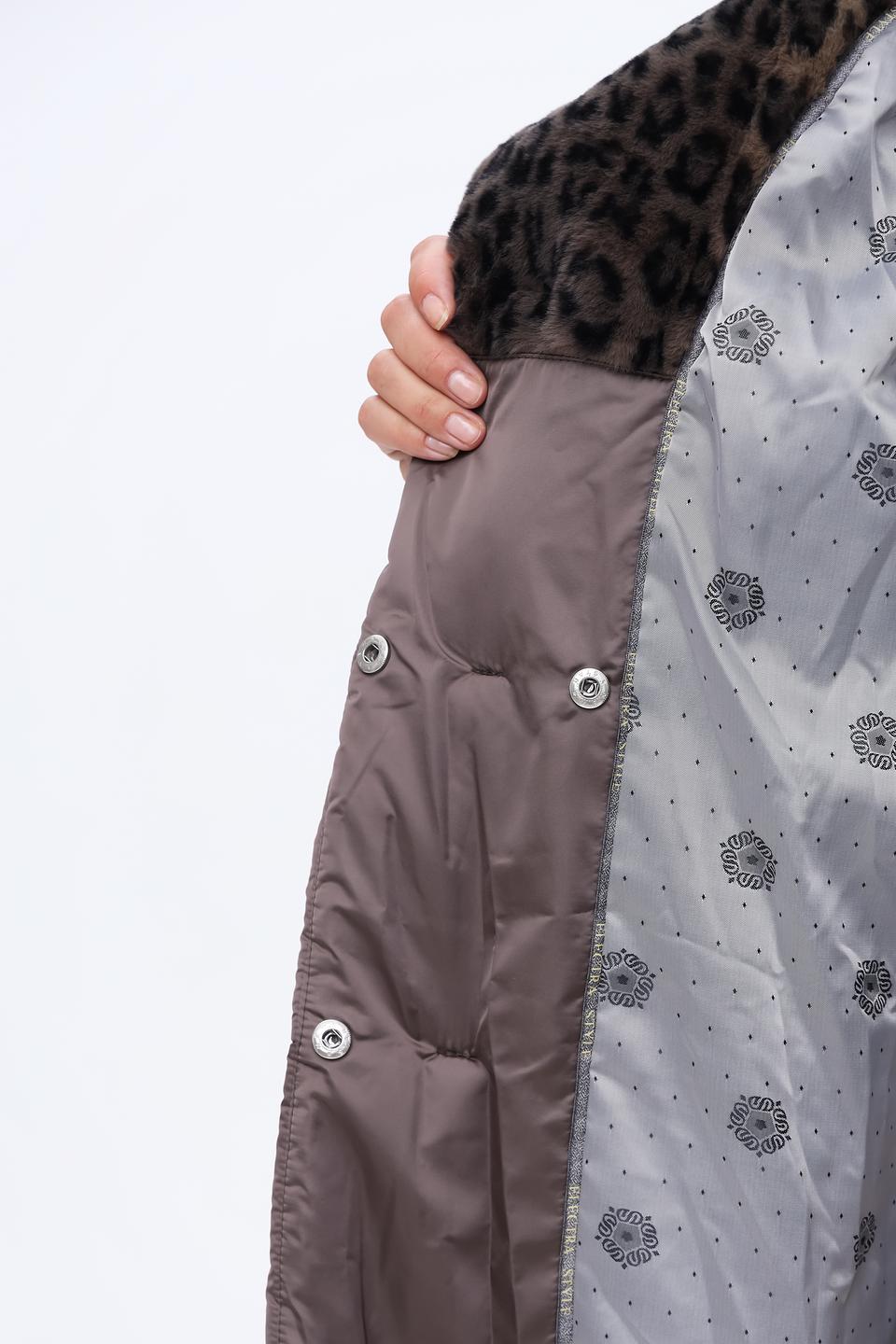 Пальто Electra style с меховым воротником