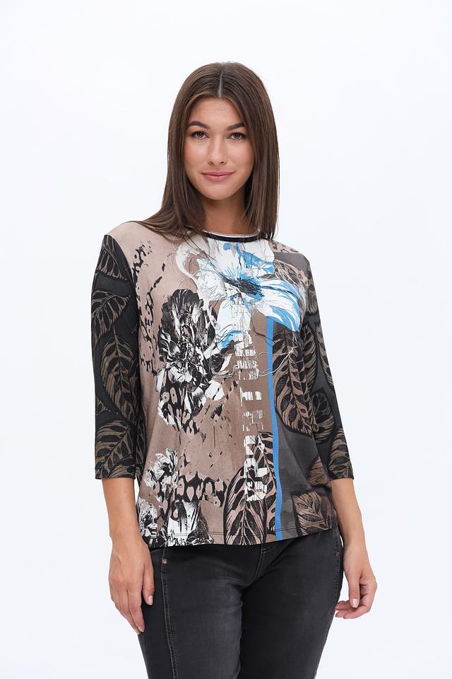 Лонгслив Frank Walder с цветочным принтом