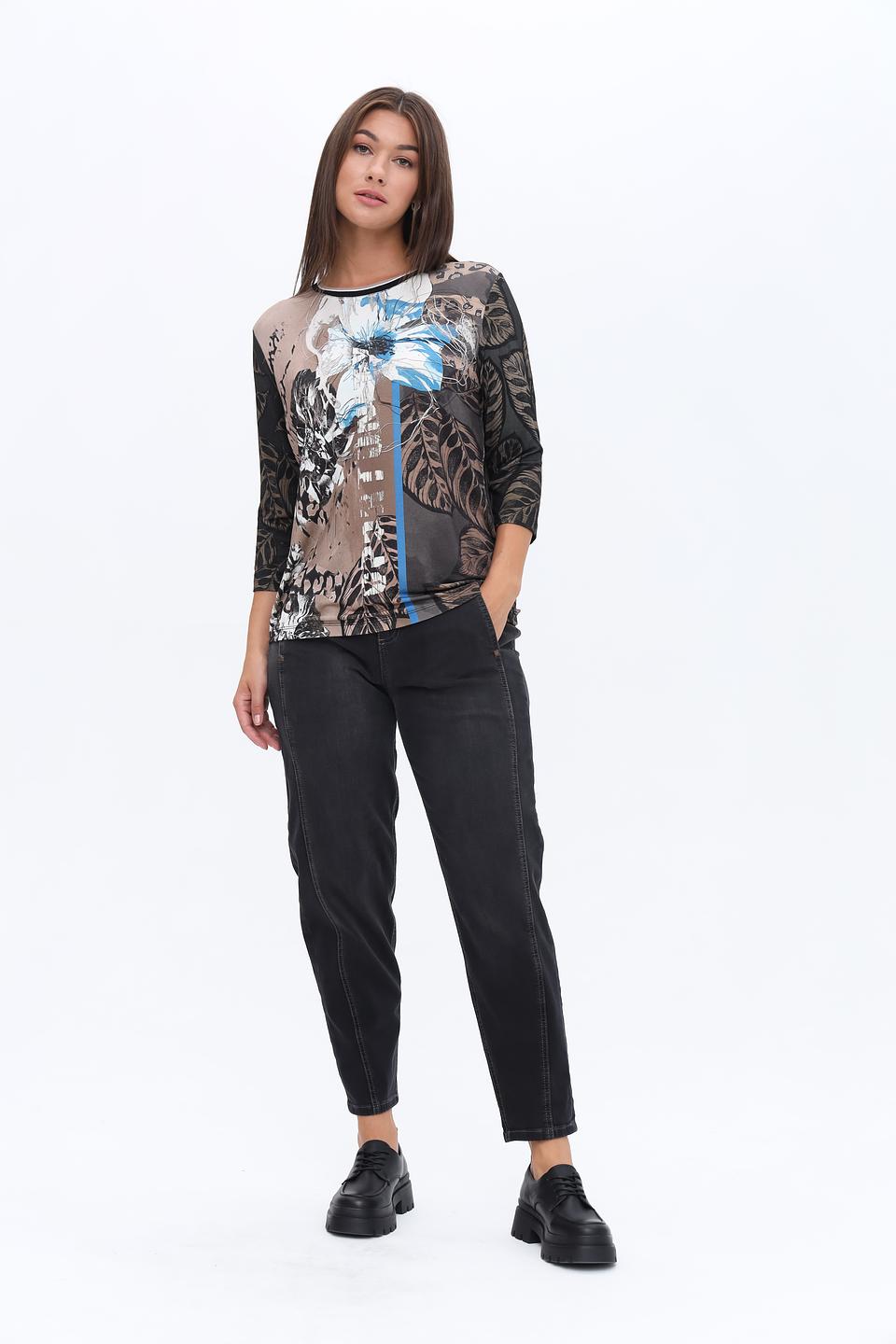 Лонгслив Frank Walder с цветочным принтом