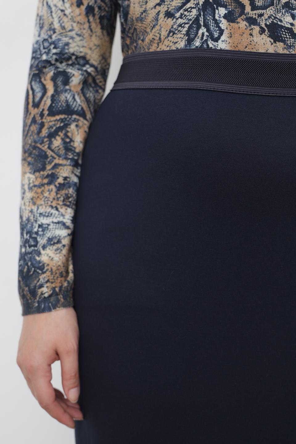 Юбка Erfo классическая темно-синяя