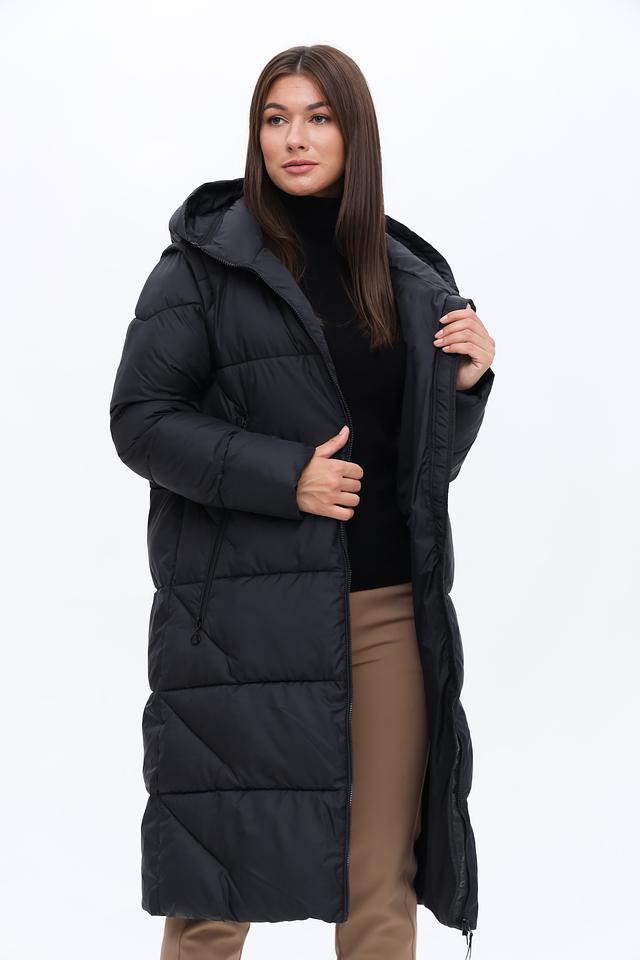 Пальто Frieda and Freddies чёрное стеганое