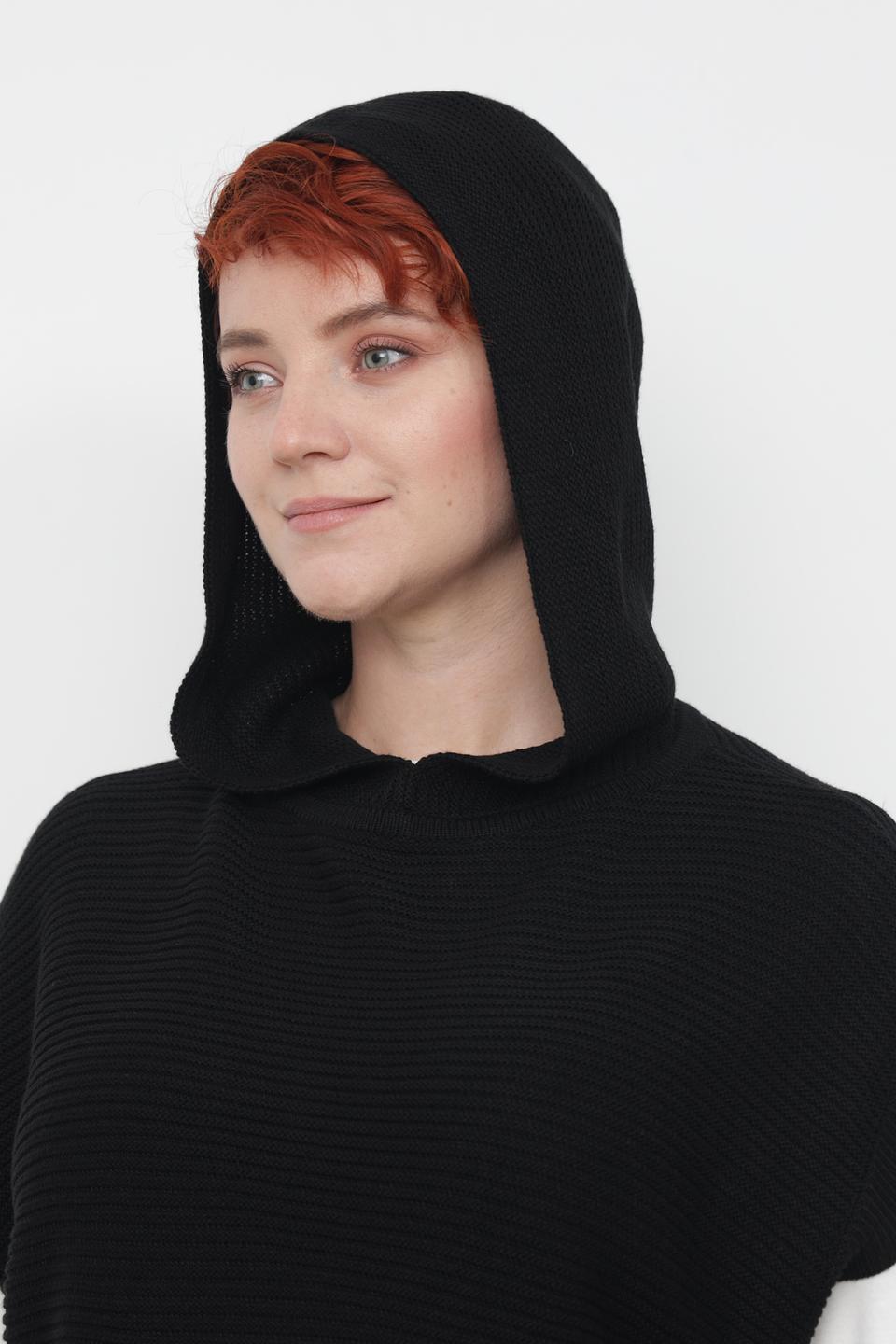 Жилет Doris Streich чёрный с капюшоном