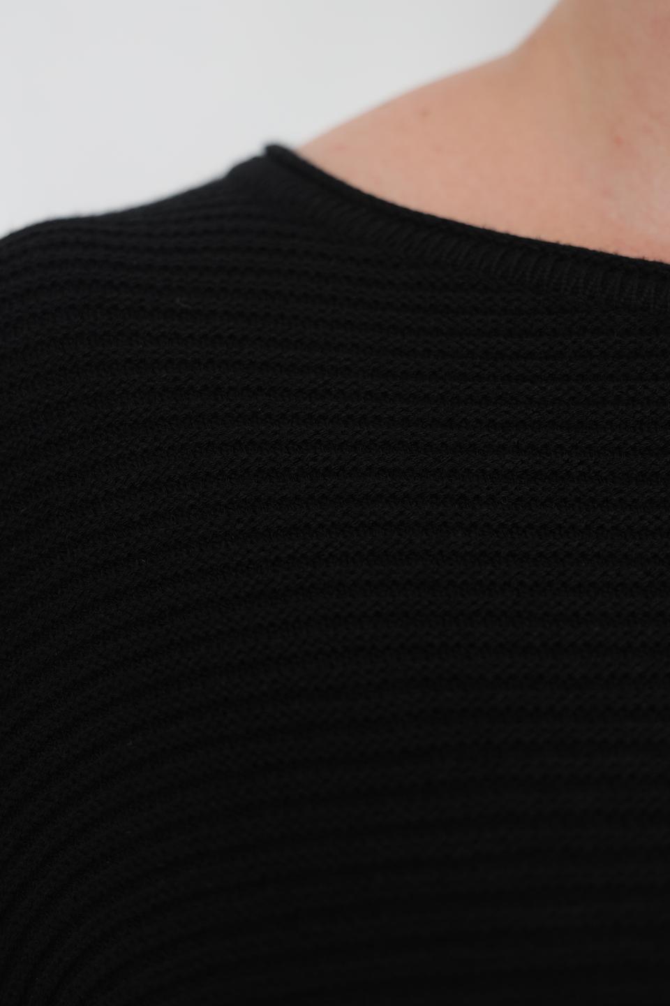 Пуловер Doris Streich чёрный с полосками