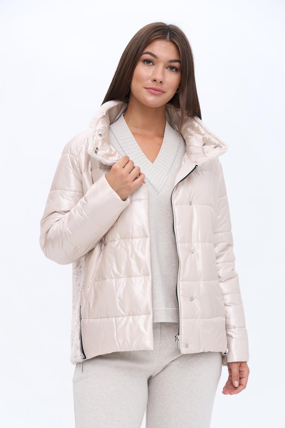Куртка Electra style стеганая бежевая
