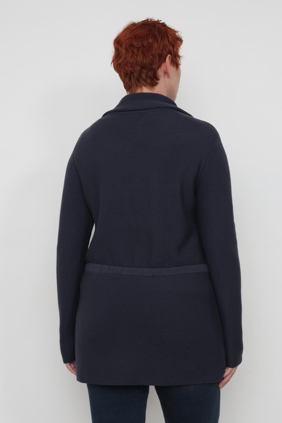 Жакет Lebek с карманами тёмно-синий