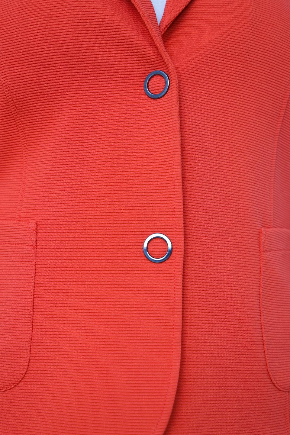 Жакет Lebek оранжевый приталенный