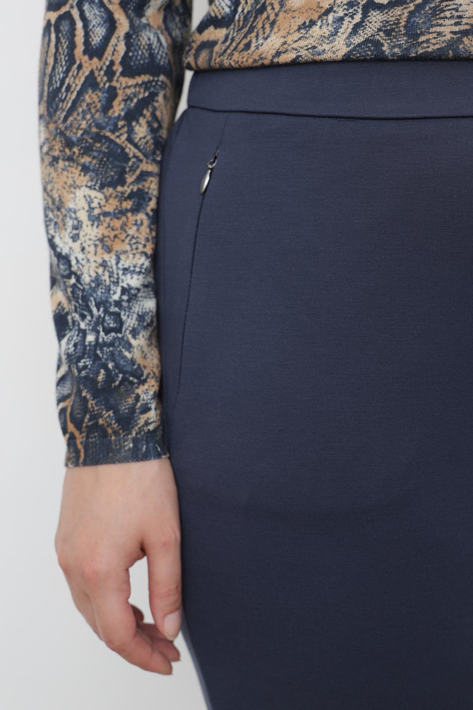 Брюки кюлоты Lebek темно-синие