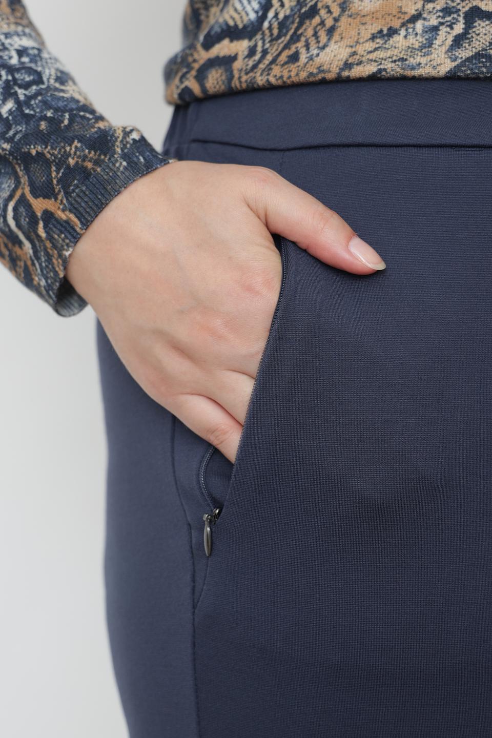 Брюки кюлоты Lebek темно-синие