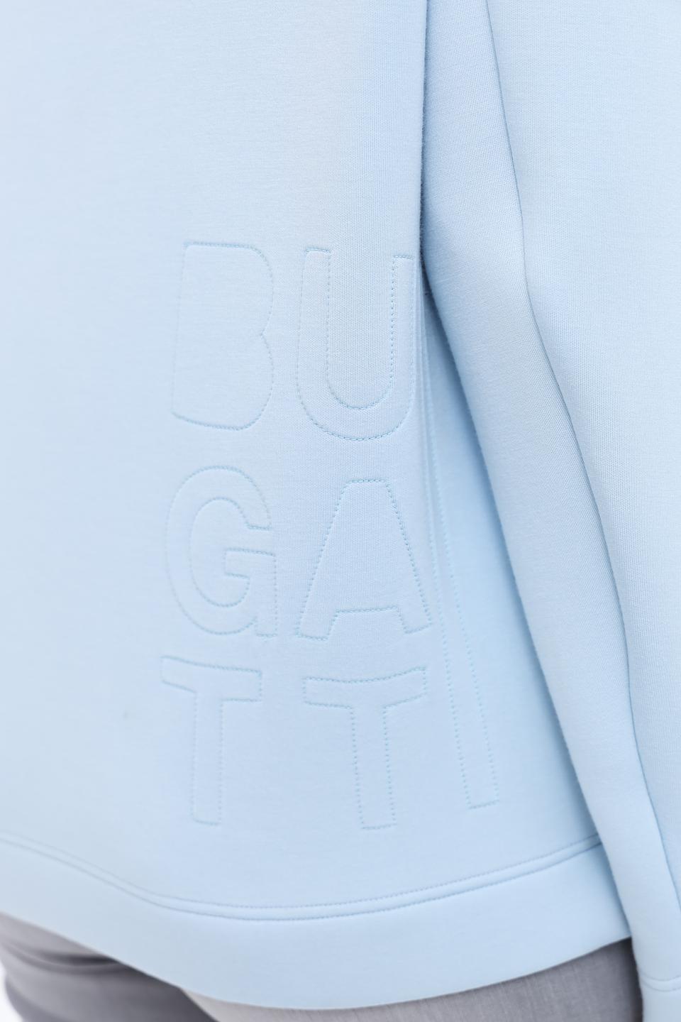Толстовка Bugatti голубая на молнии