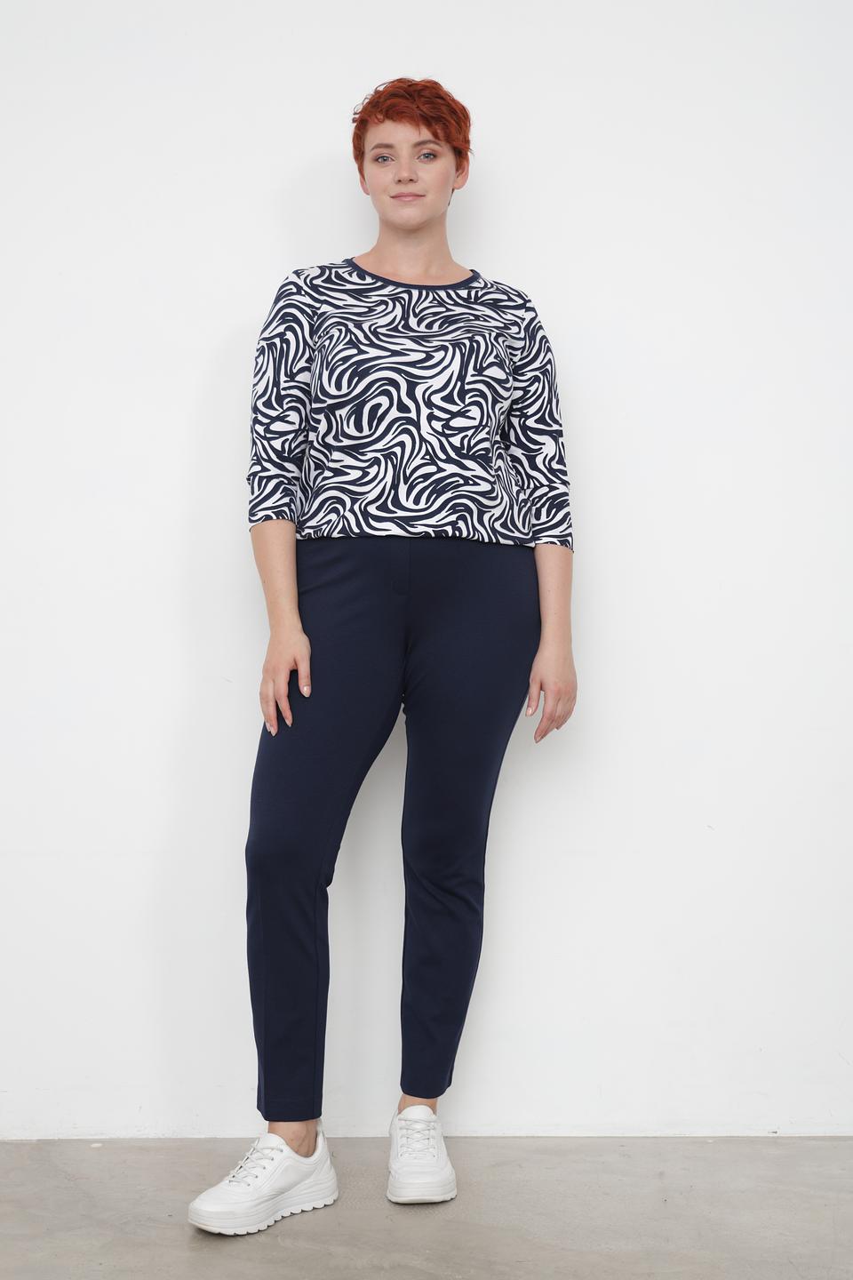 Брюки классические Rabe collection синие