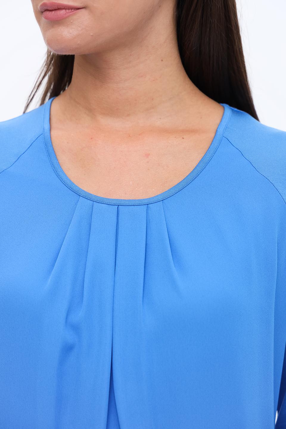 Блуза Frank Walder голубая с рукавом 3/4