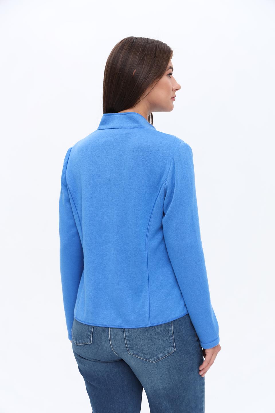 Жакет Frank Walder голубой приталенный