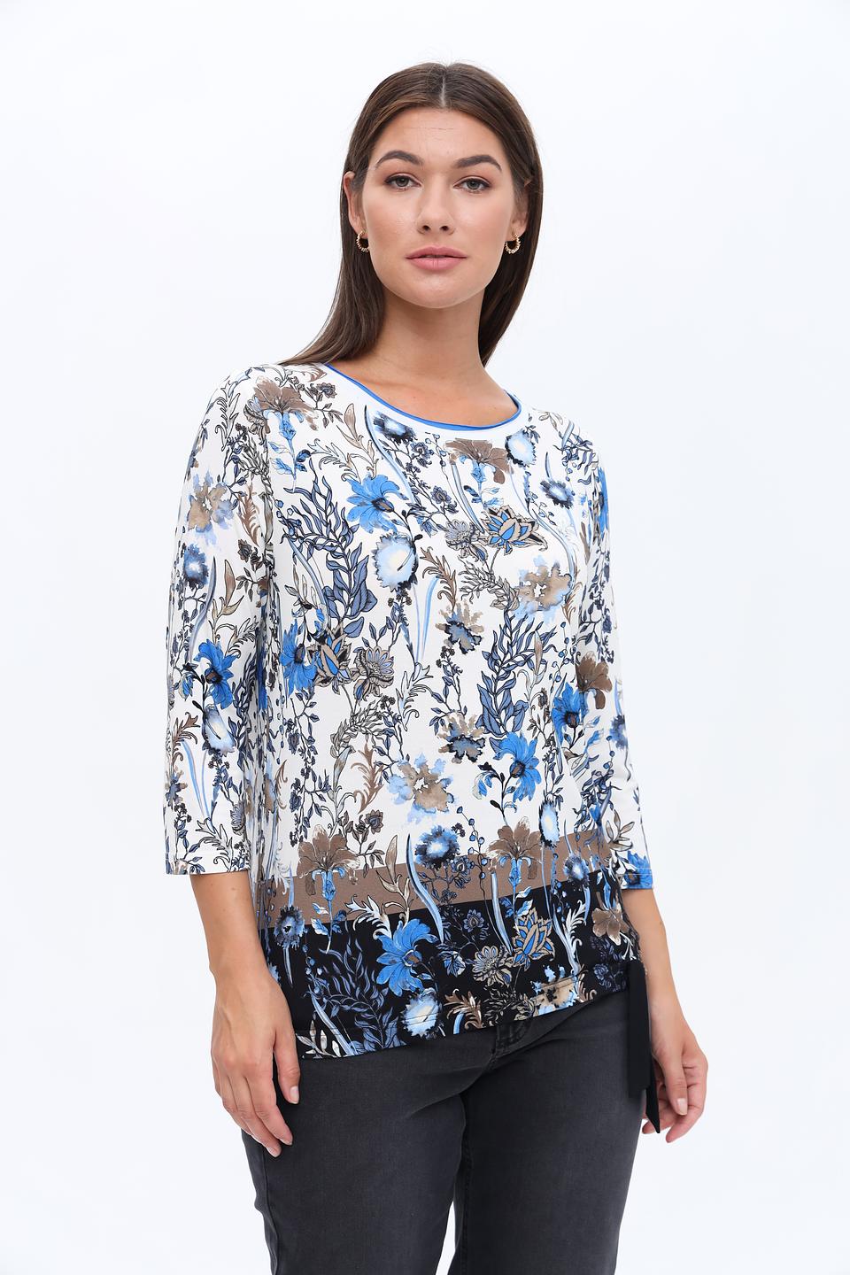 Лонгслив Frank Walder с цветочным принтом