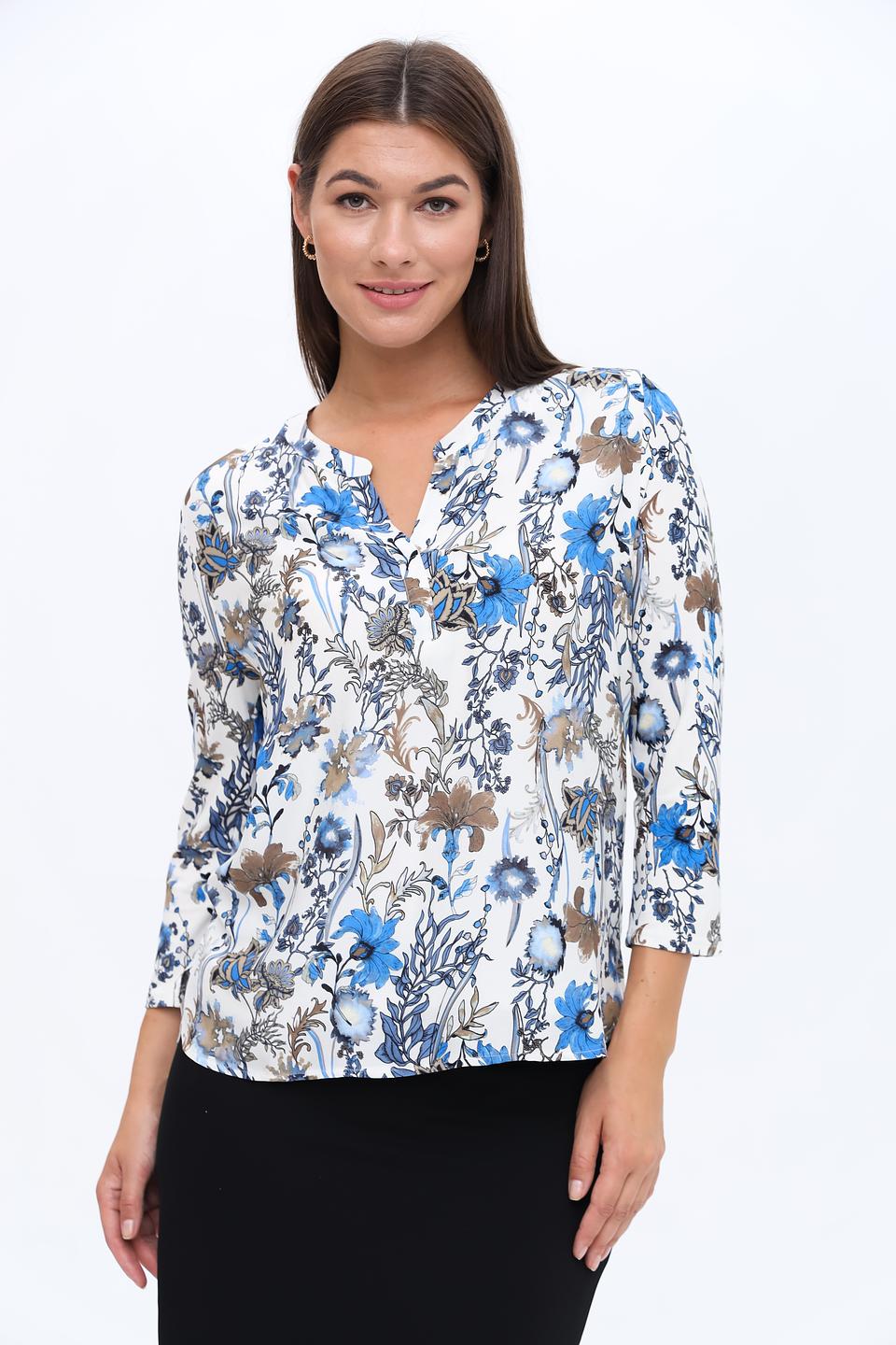 Блуза Frank Walder с цветочным принтом