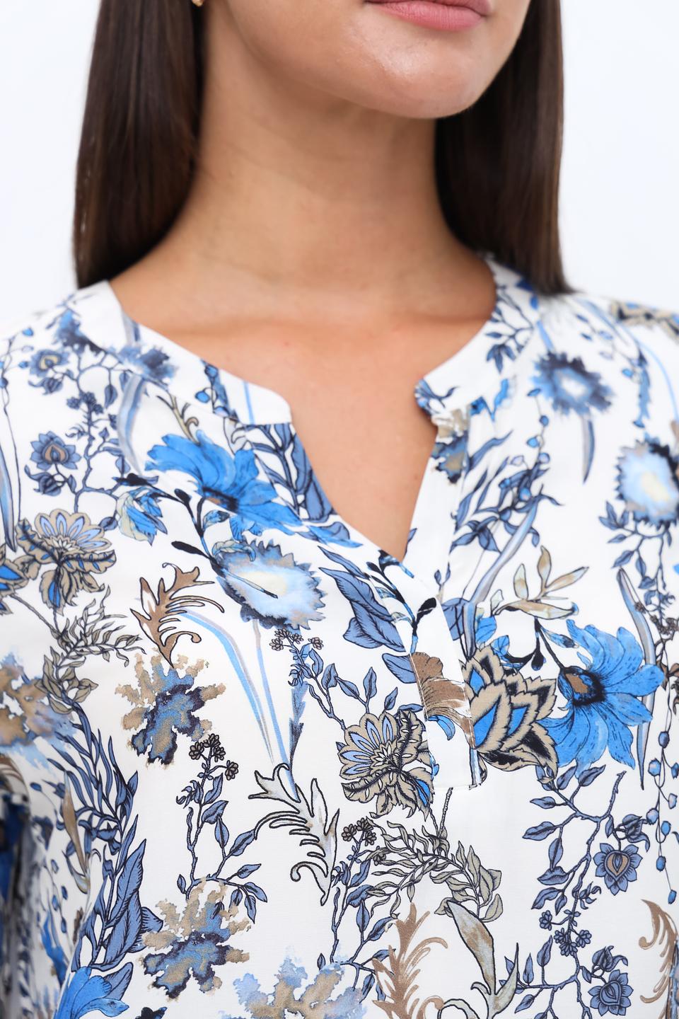 Блуза Frank Walder с цветочным принтом
