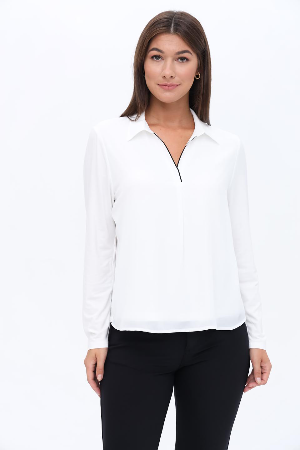 Блуза Frank Walder с V-образным вырезом